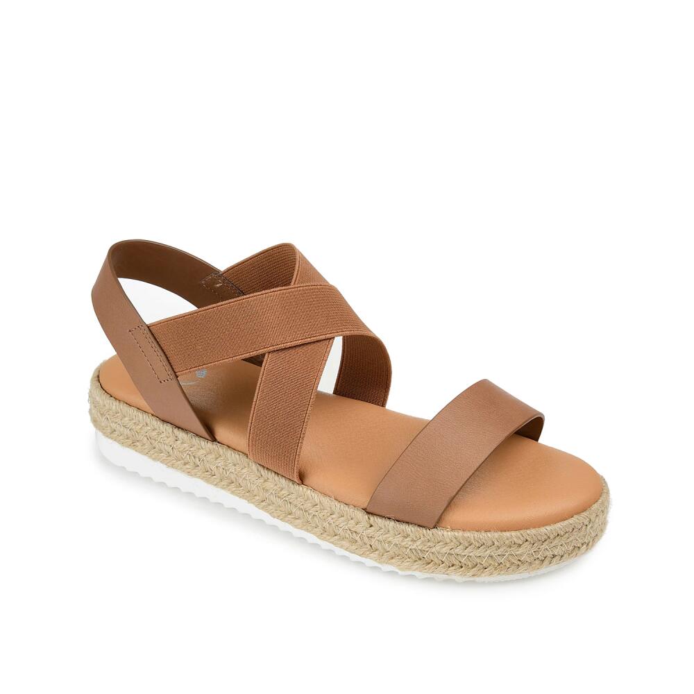 Journee Collection Caroline Espadrille Sandal | Women's | Light Brown Cover