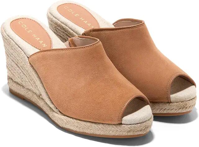 Cole Haan Cloudfeel Southcrest Mule (Pecan Suede) Women's Sandals Cover