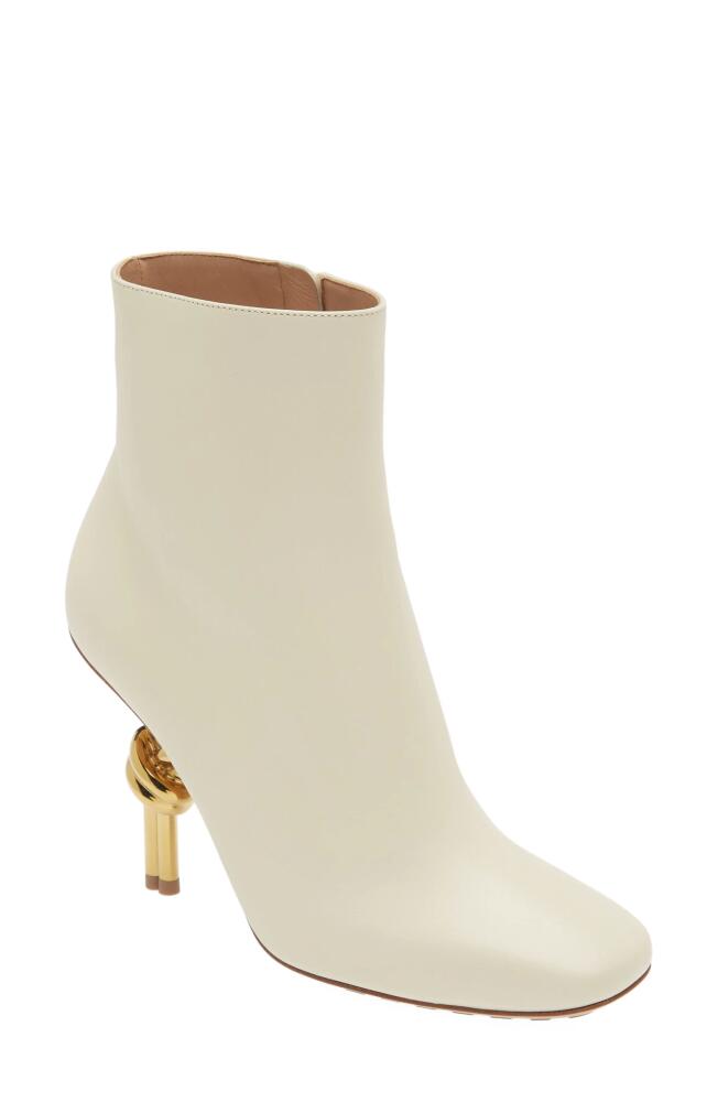 Bottega Veneta Knot Heel Bootie in Sea Salt Cover