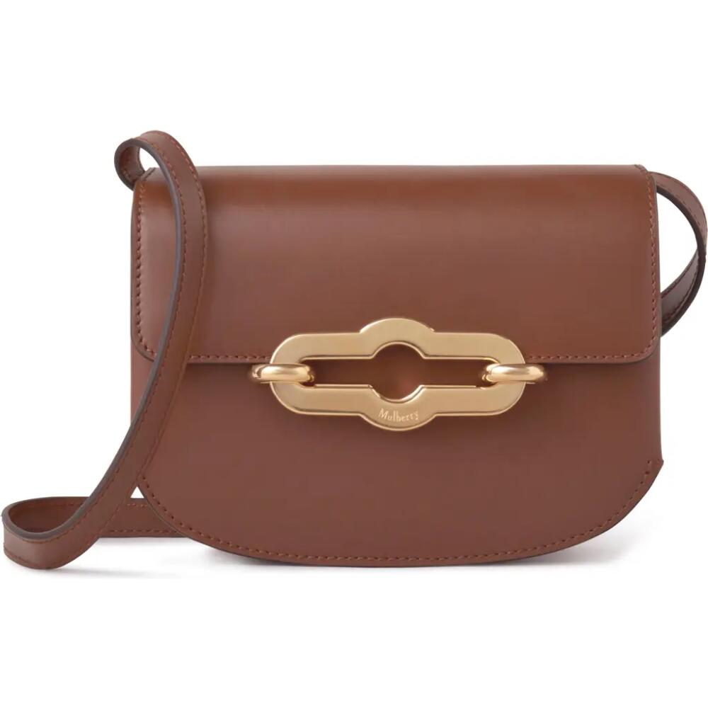 Mulberry Small Pimlico Super Luxe Leather Crossbody Bag in Bright Oak Cover