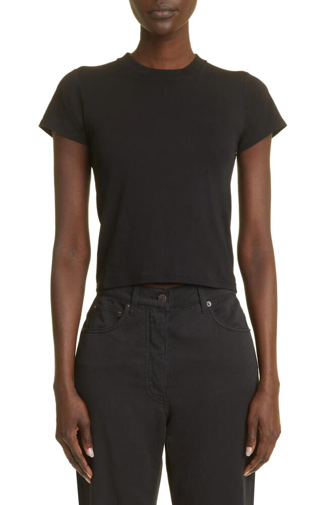 The Row Tommy Cotton T-Shirt in Black Cover