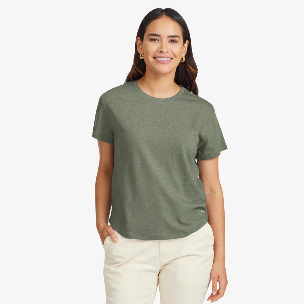 Allbirds Women's Soft Merino Tee, Rugged Green Cover