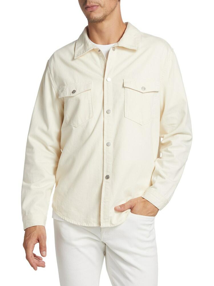 Frame Men's Classic Denim Overshirt - Natural Cover