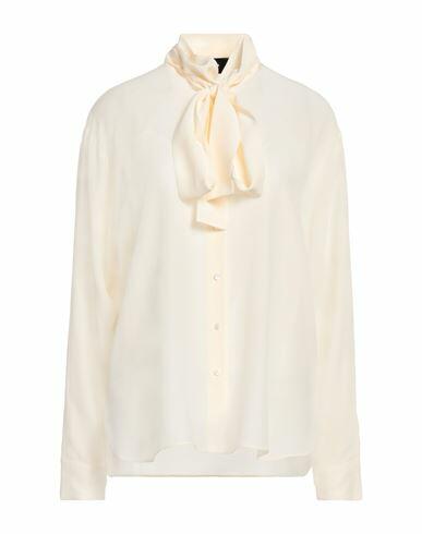 Rochas Woman Shirt Cream Silk Cover