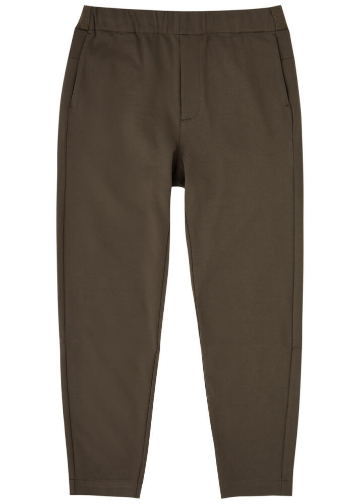 Paige Tuller Tapered Jersey Trousers - Brown Cover