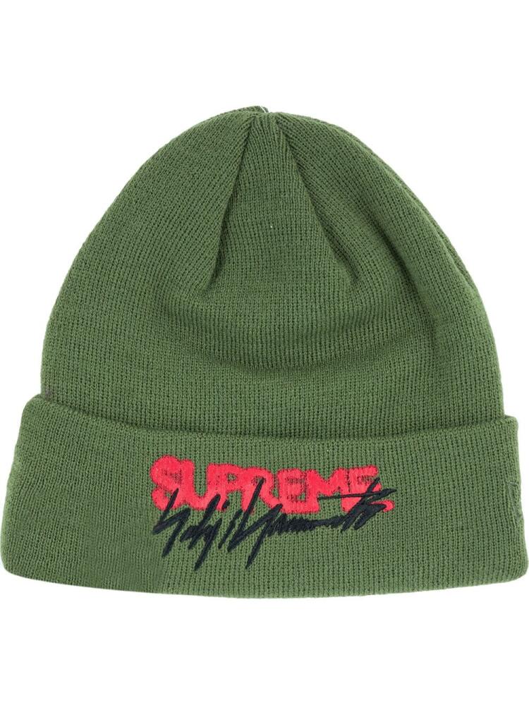 Supreme x Yohji Yamamoto New Era beanie - Green Cover