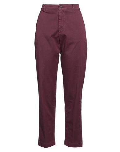 Pence Woman Pants Mauve Cotton, Elastane Cover