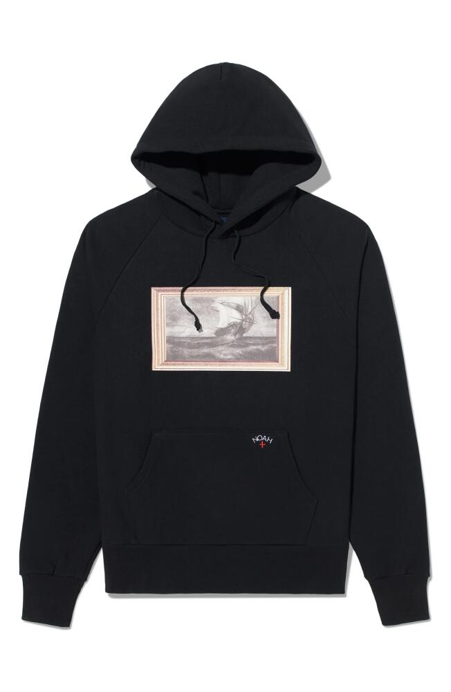 Noah x The Cure 'Pirate Ships' Cotton Fleece Graphic Hoodie in Black Cover