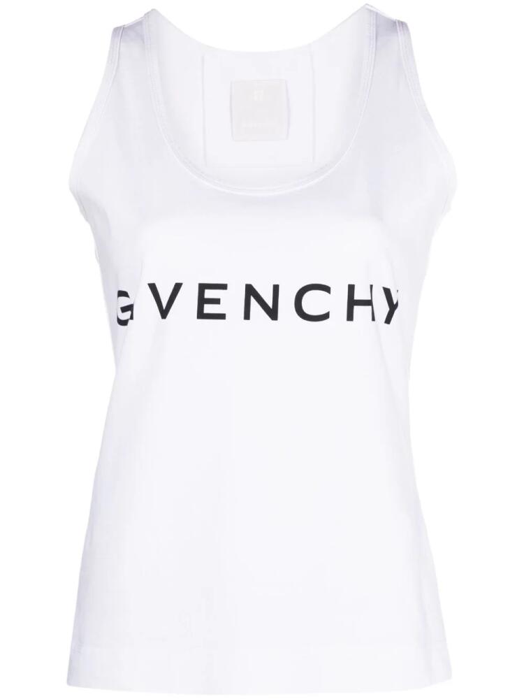 Givenchy logo-print tank top - White Cover