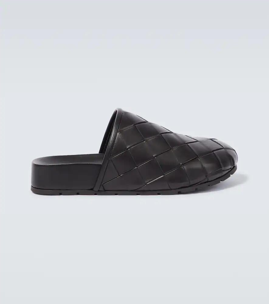 Bottega Veneta Intrecciato leather mules Cover