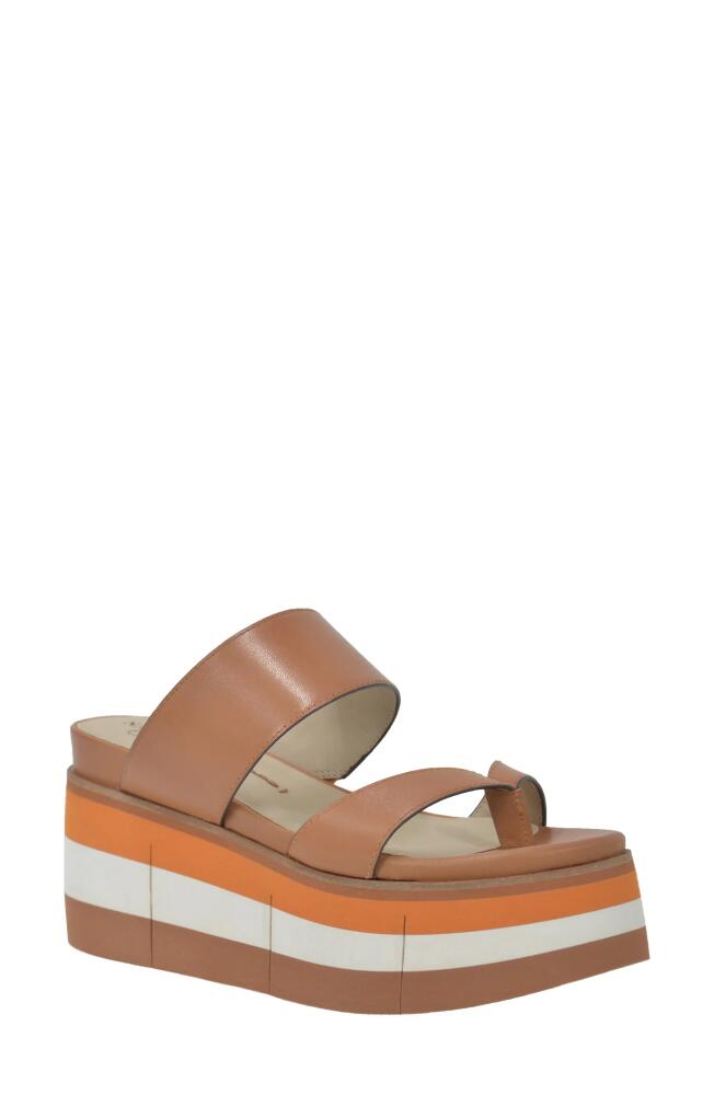 Naked Feet Flux Platform Sandal in Tan Cover