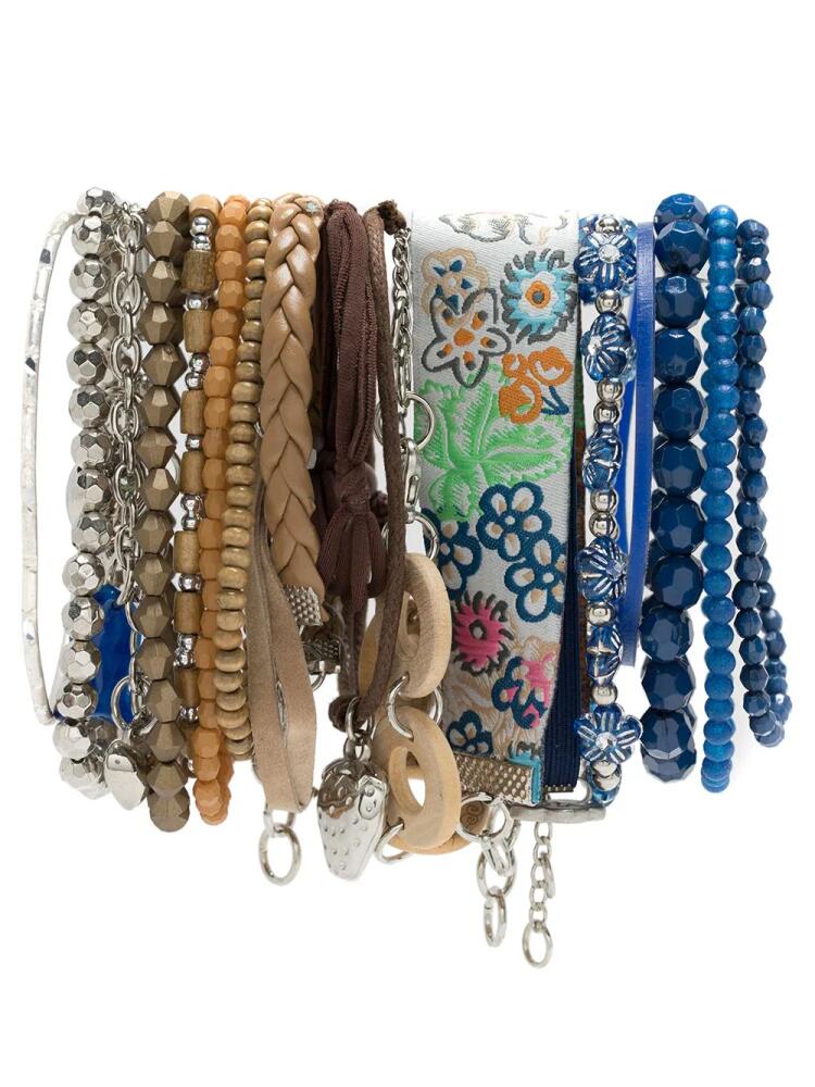 Amir Slama Charms bracelets set - Blue Cover