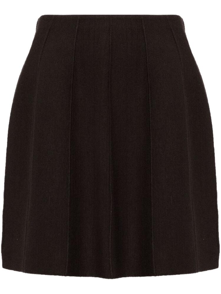 JNBY ribbed-detailed knitted skirt - Brown Cover