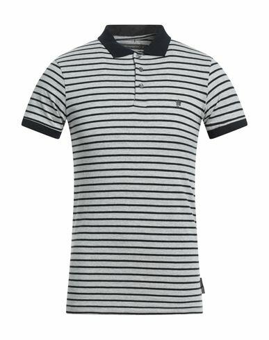 French Connection Man Polo shirt Grey Cotton, Viscose Cover