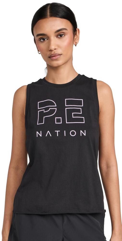 P. E NATION Shuffle Tank Black Cover