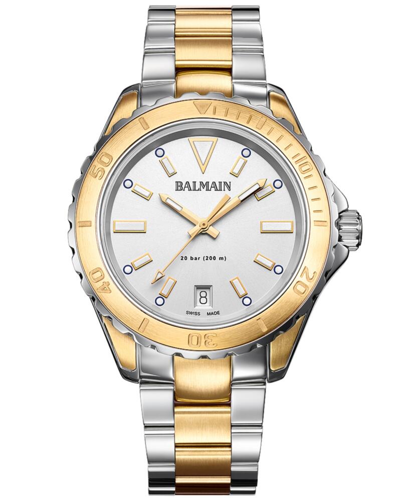 Balmain Women's Swiss Ophrys Two-Tone Stainless Steel Bracelet Watch 39mm - Silver/gold Cover