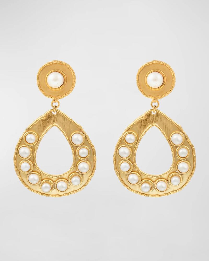 Sylvia Toledano Thalita Open Drop Earrings with Pearls Cover