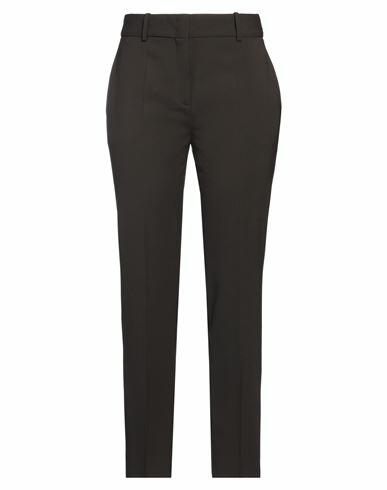 Ermanno Scervino Woman Pants Dark brown Virgin Wool, Elastane Cover