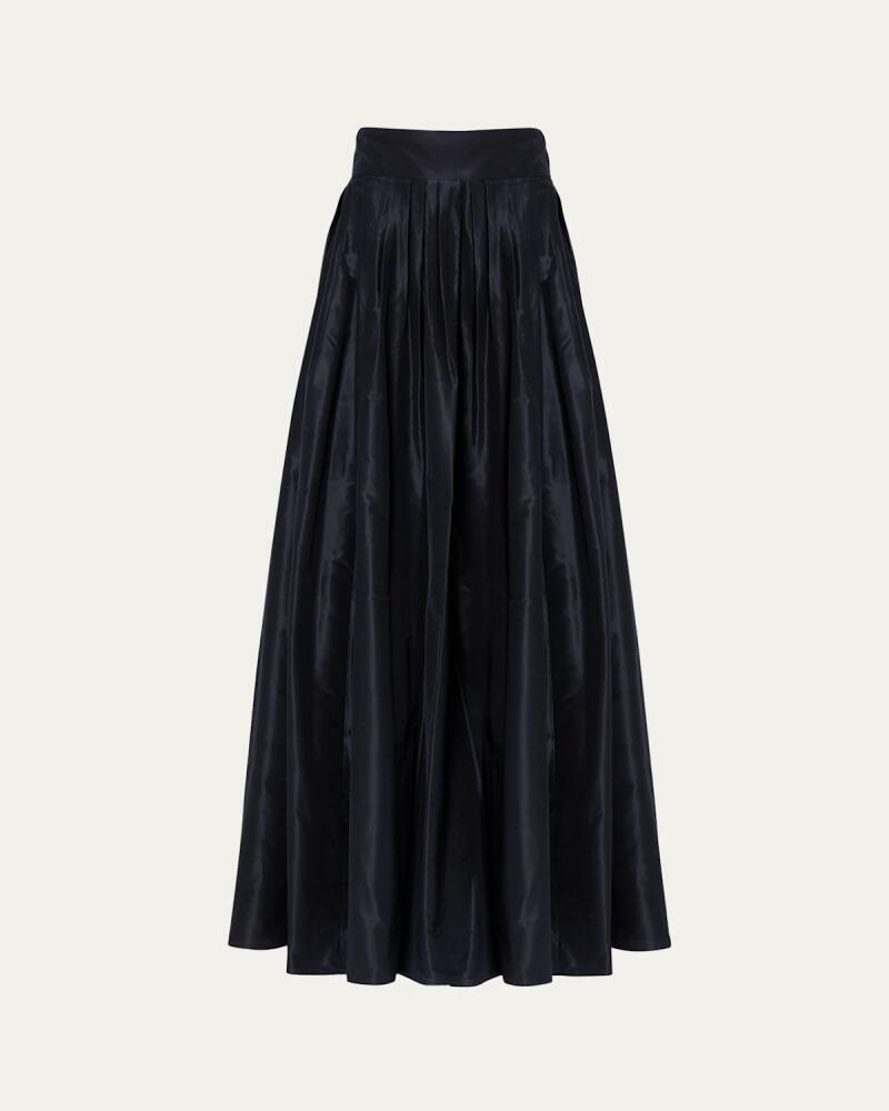 Carolina Herrera Pleated Silk Ball Skirt Cover