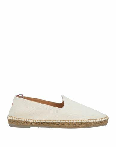 Castañer Man Espadrilles Ivory Textile fibers Cover