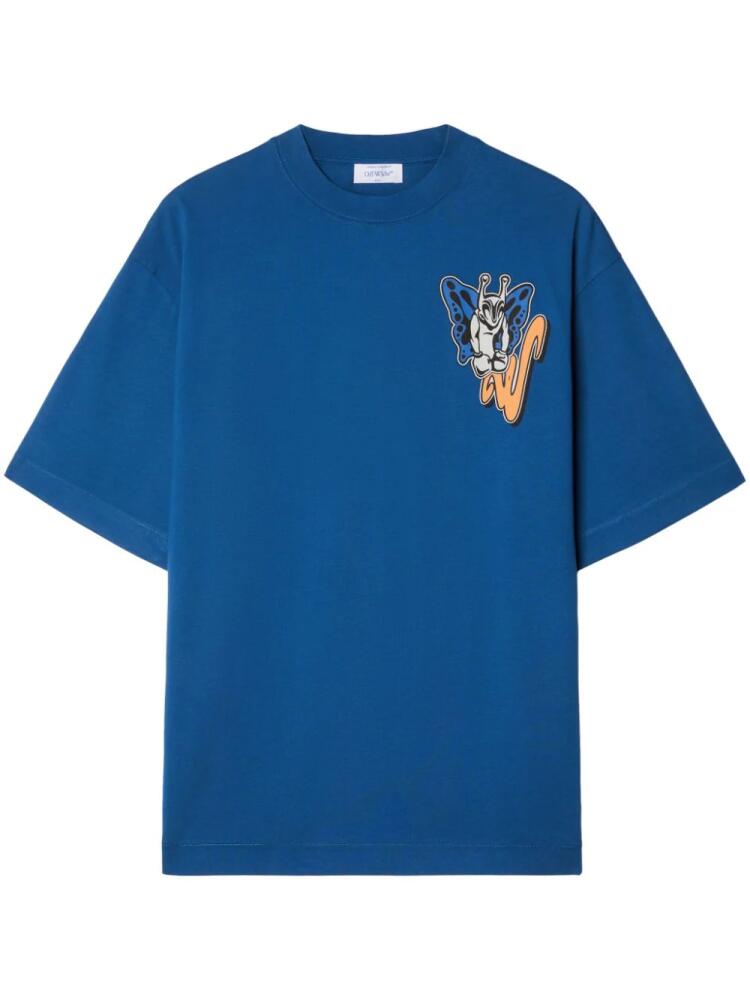 Off-White Gang Skate T-shirt - Blue Cover