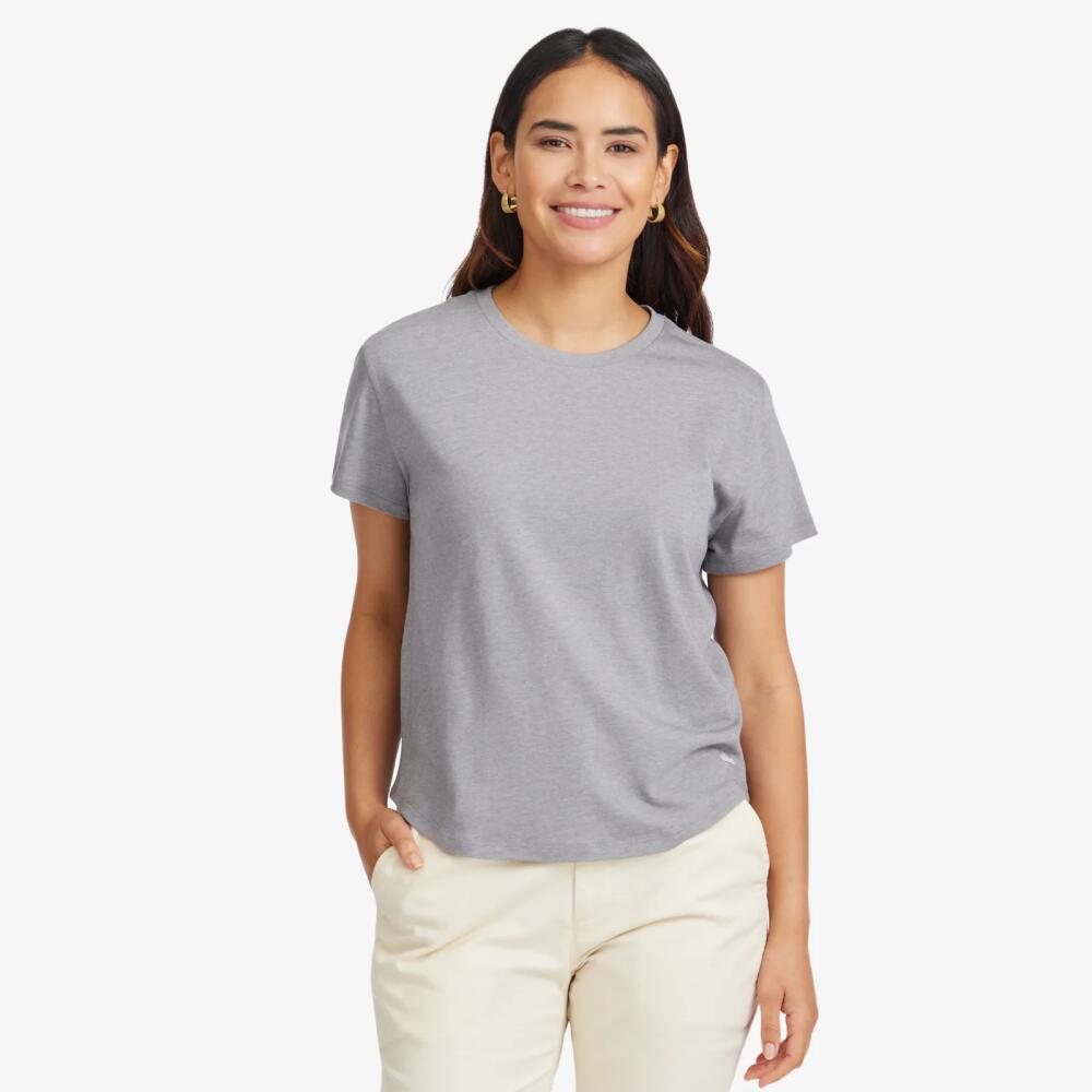 Allbirds Women's Soft Merino Tee, Medium Grey Cover