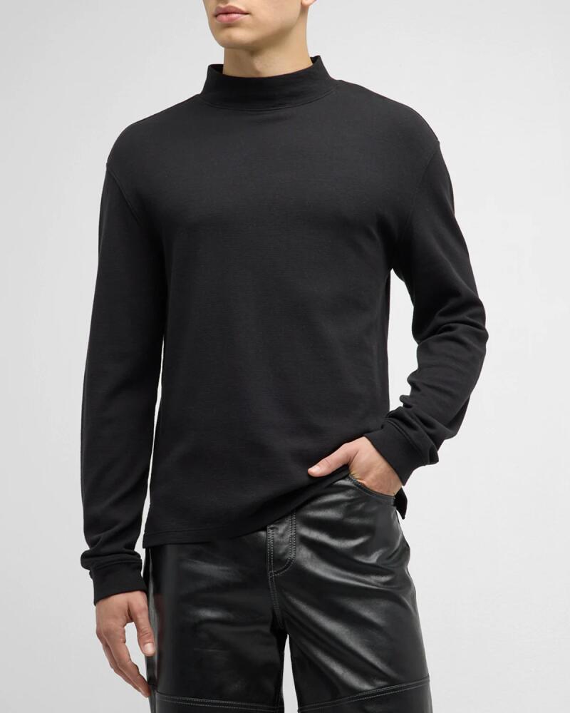 FRAME Men's Duo Fold Mock-Neck Sweatshirt Cover