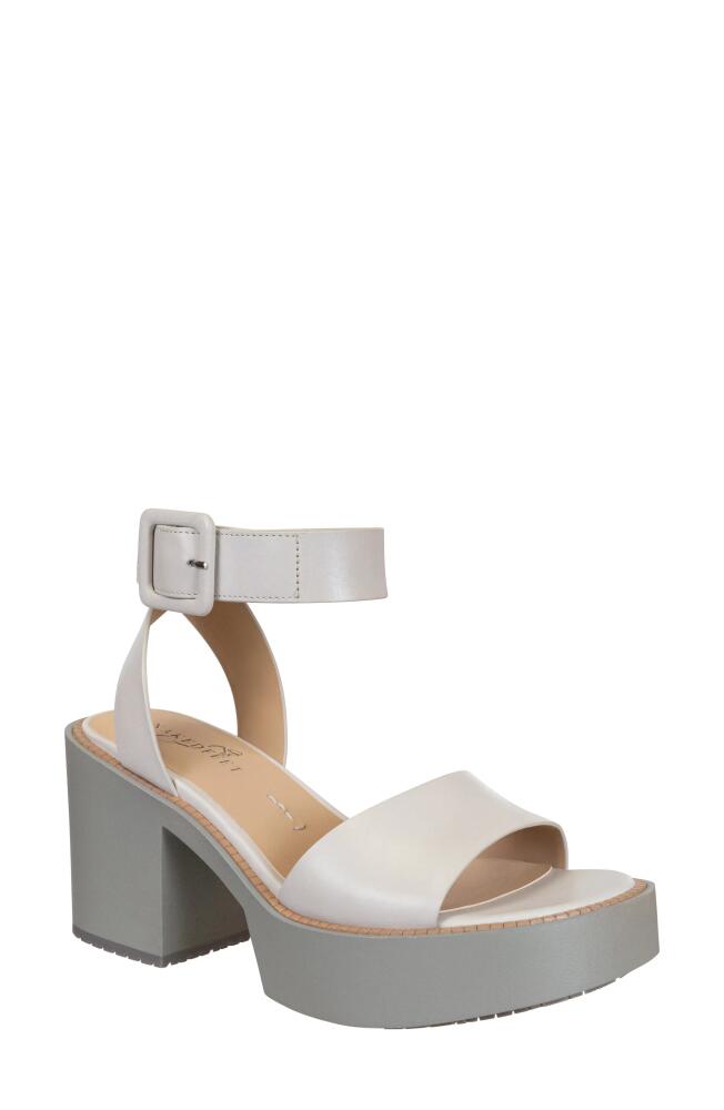 Naked Feet Iconoclast Ankle Strap Platform Sandal in Mist Cover