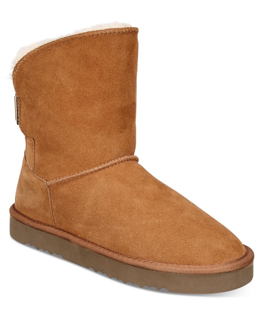 Style & Co Women's Teenyy Winter Booties, Created for Macy's - Chestnut Cover