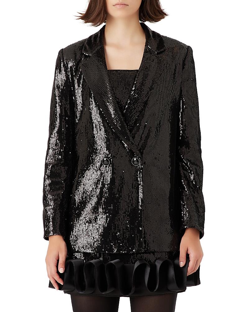 Emporio Armani Sequin Double Breasted Blazer Cover