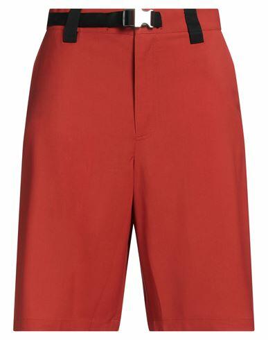 Jacquemus Man Shorts & Bermuda Shorts Rust Viscose, Virgin Wool, Elastane Cover