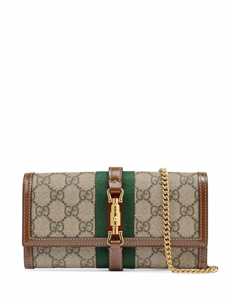 Gucci Jackie 1961 chain wallet - Neutrals Cover