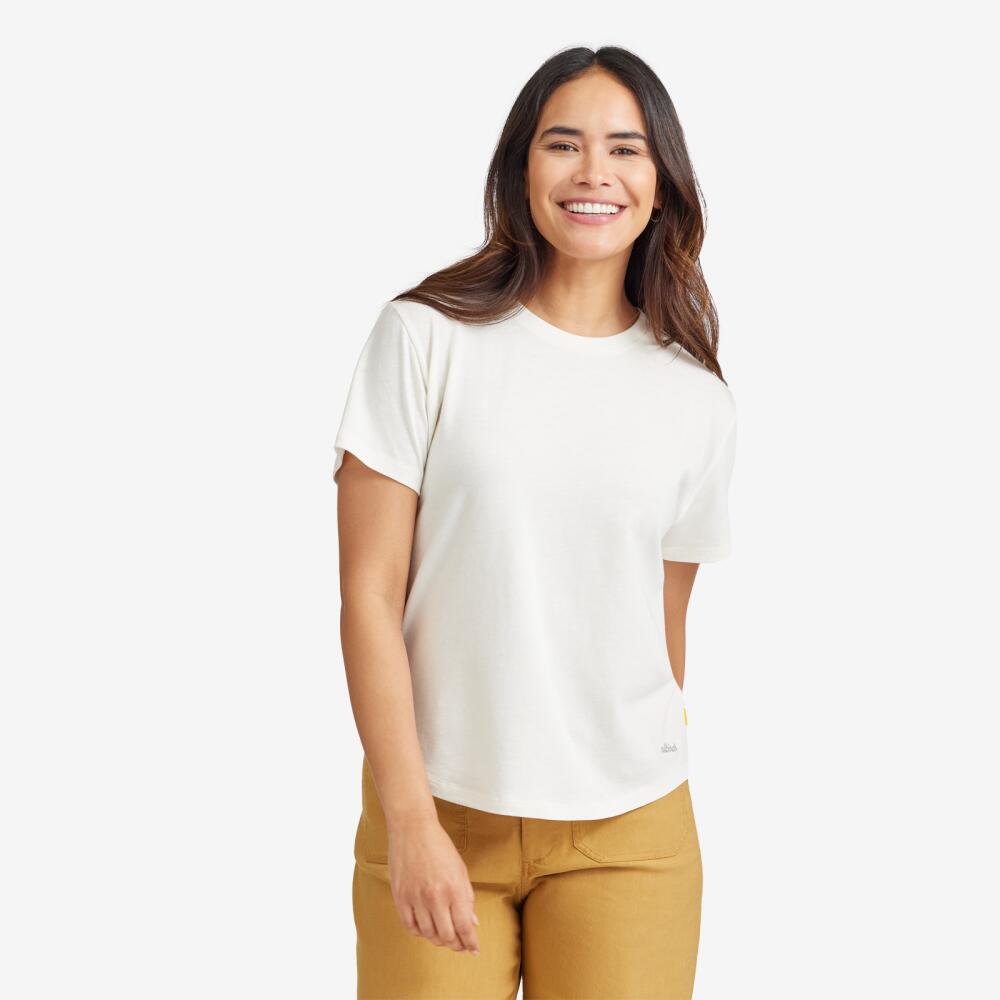 Allbirds Women's Soft Merino Tee, White Cover