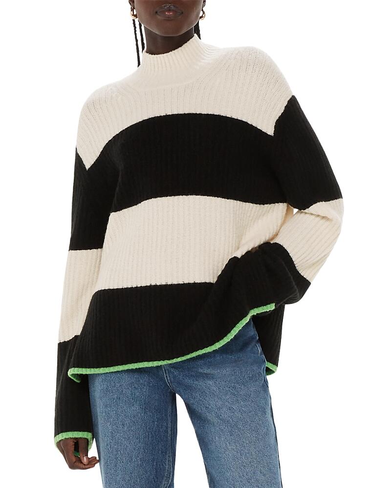 Whistles Ribbed Funnel Neck Sweater Cover