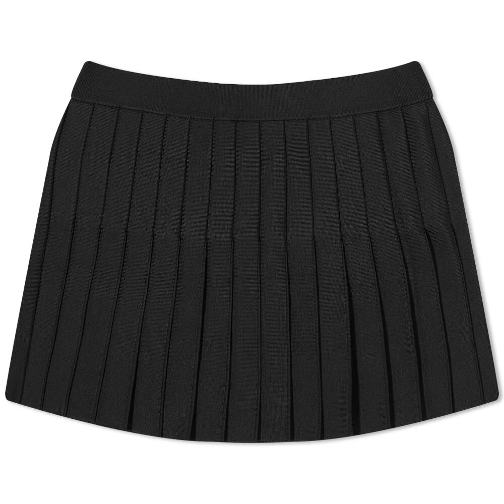 Aya Muse Women's Aero Pleated Mini Skirt in Black Cover