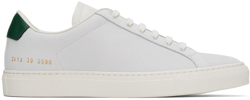 Common Projects Gray & Green Retro Sneakers Cover