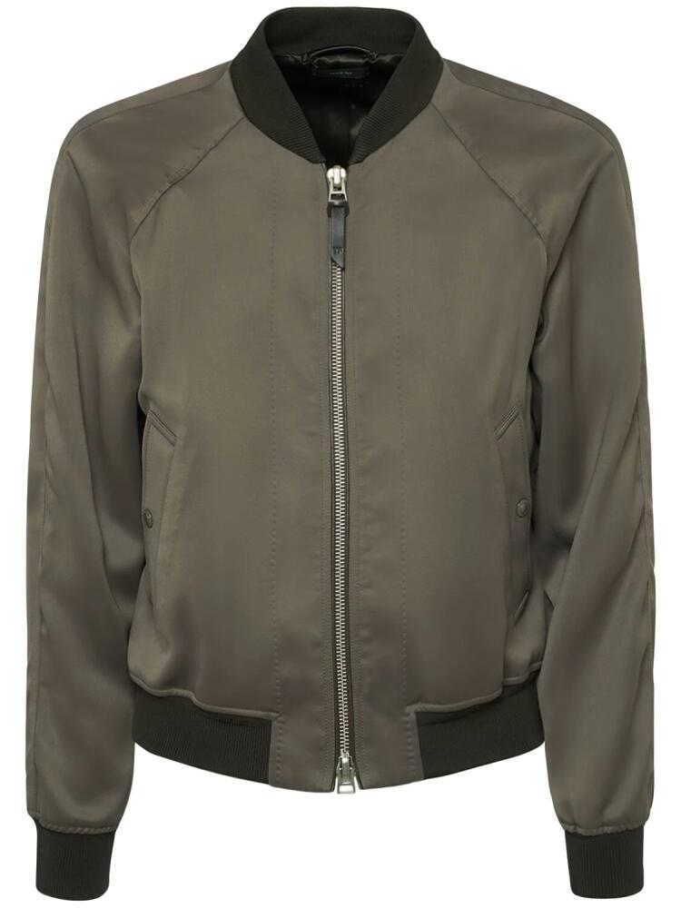 TOM FORD Fluid Viscose Cady Bomber Cover