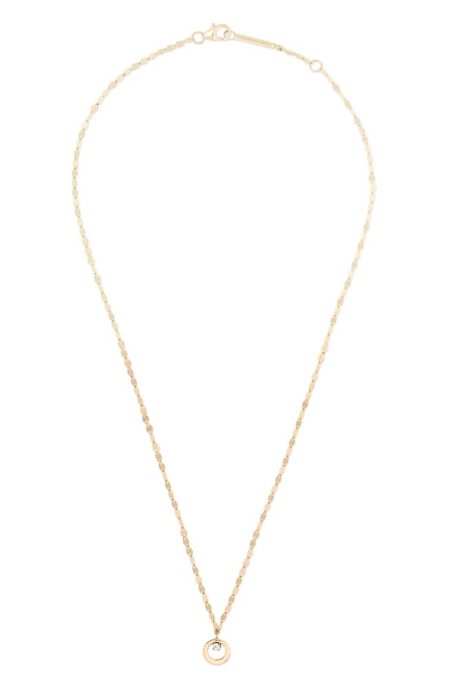 Lana Solo Diamond Pendant Necklace in Yellow Gold Cover