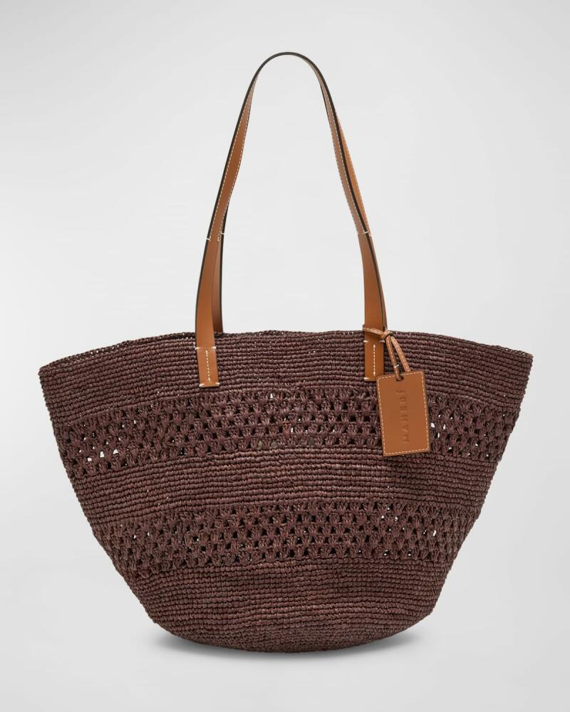 Manebi Woven Basket Tote Bag Cover