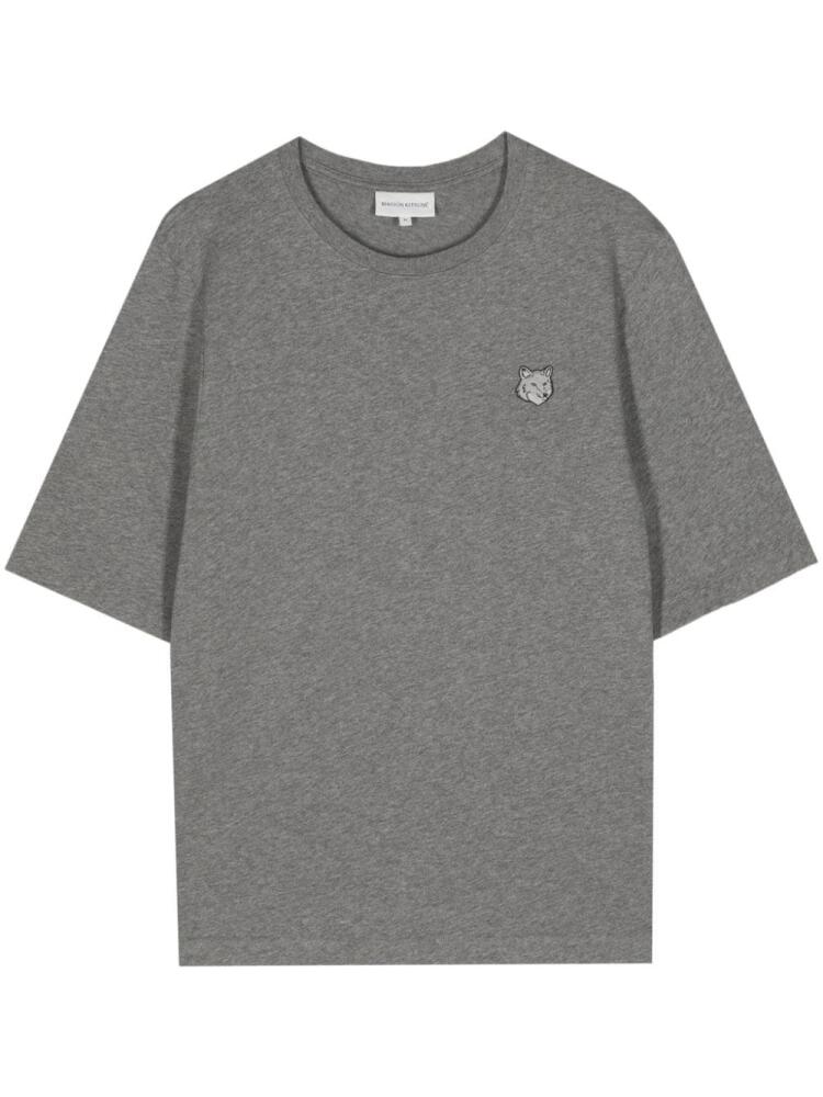 Maison Kitsuné Fox Head cotton T-shirt - Grey Cover