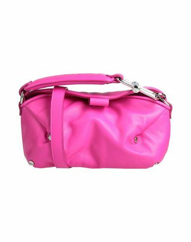 Off-white Woman Cross-body bag Fuchsia Soft Leather Cover