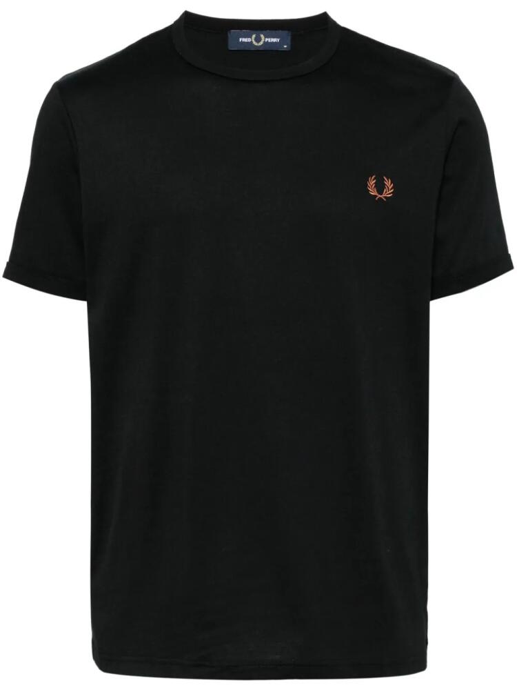 Fred Perry embroidered logo crew-neck sweatshirt - Blue Cover