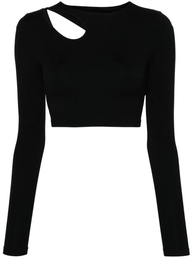 Wolford cut-out crop top - Black Cover