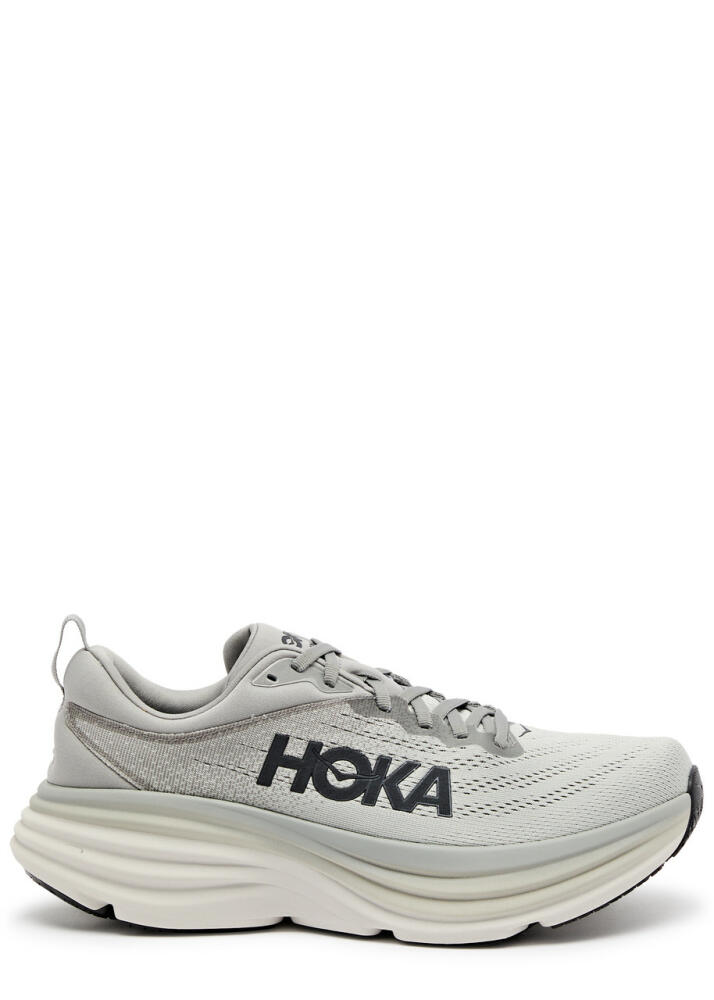 Hoka Bondi 8 Mesh Sneakers - Grey Cover