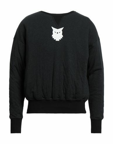 Maison Margiela Man Sweatshirt Black Cotton Cover