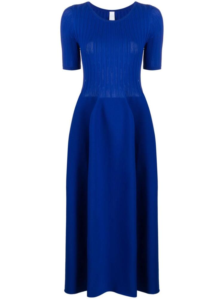 CFCL Pottery ribbed-knit midi dress - Blue Cover