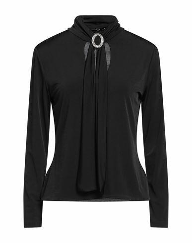 Siste's Woman Top Black Polyester, Elastane Cover