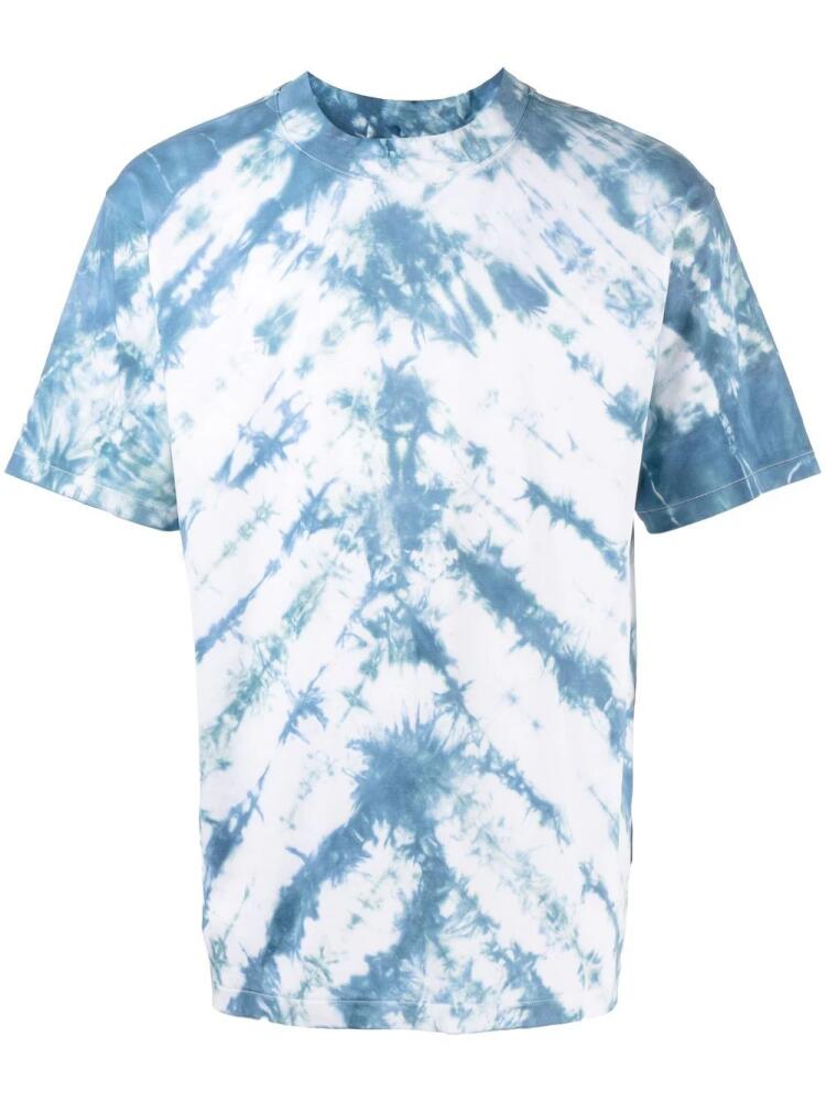 Stain Shade tie-dye crew-neck T-shirt - Blue Cover