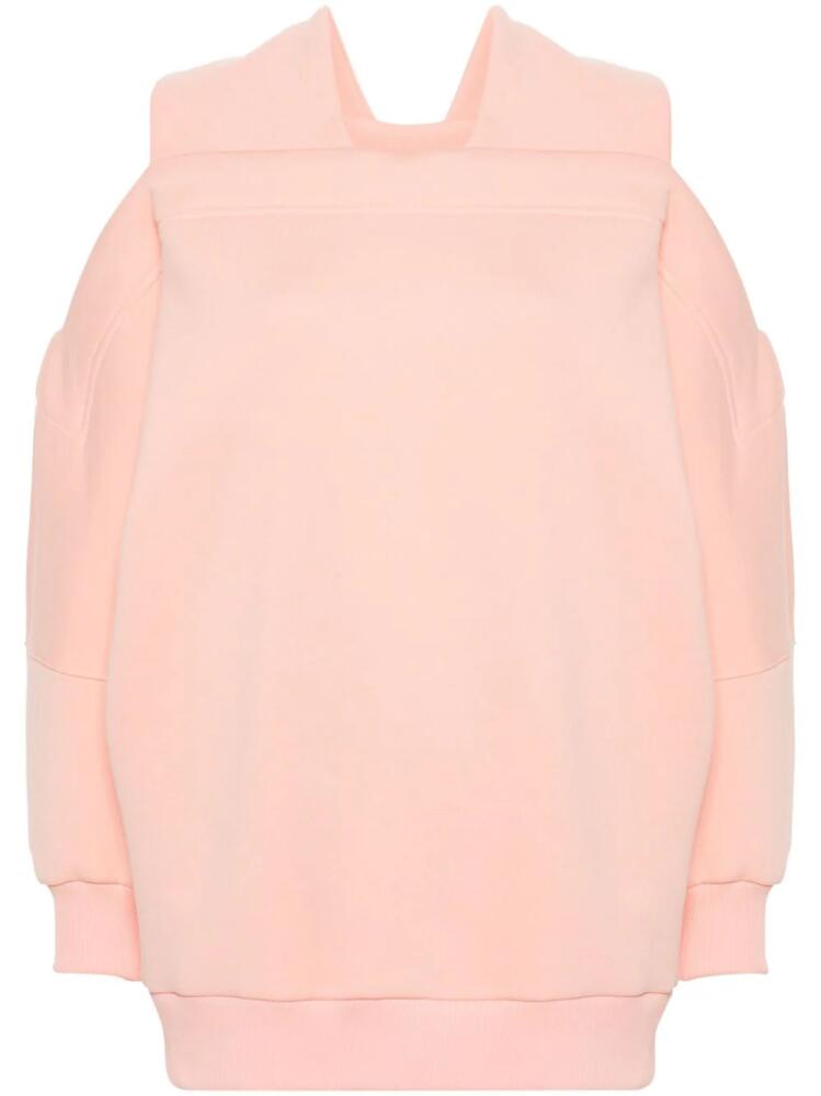 Ioana Ciolacu Sushi cold-shoulder sweatshirt - Pink Cover