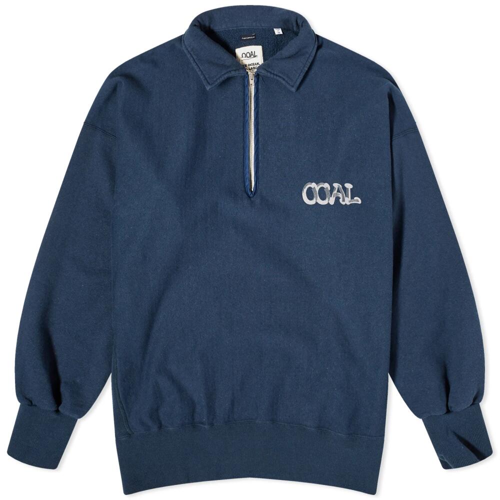 Nanamica Men's Half Zip-Up Sweat in Navy Cover